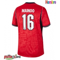 Camiseta Inglaterra Kobbie Mainoo #16 Visitante Equipación Mundial 2026 manga corta